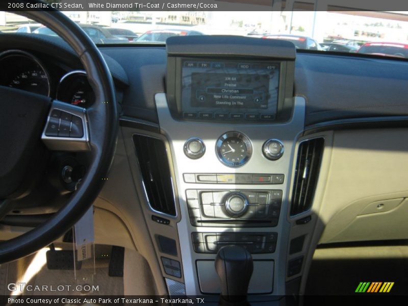 White Diamond Tri-Coat / Cashmere/Cocoa 2008 Cadillac CTS Sedan