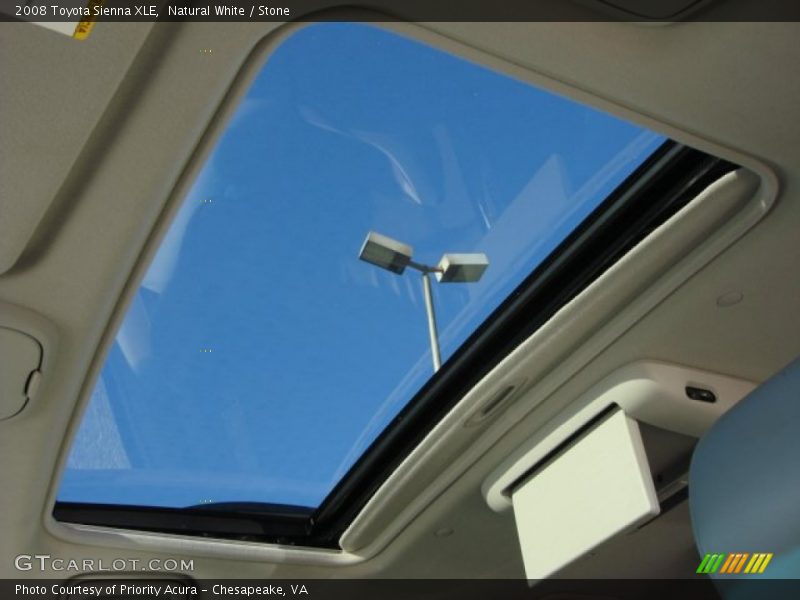 Natural White / Stone 2008 Toyota Sienna XLE