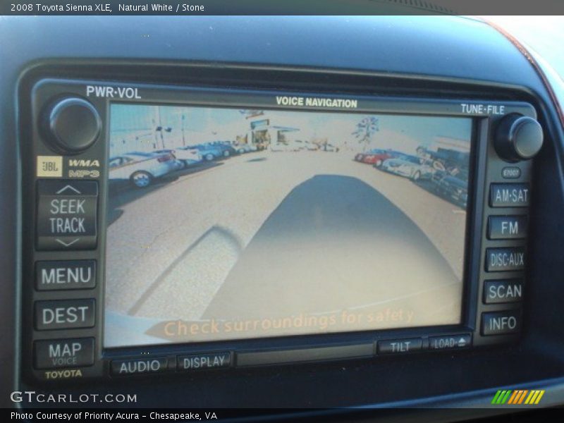 Natural White / Stone 2008 Toyota Sienna XLE