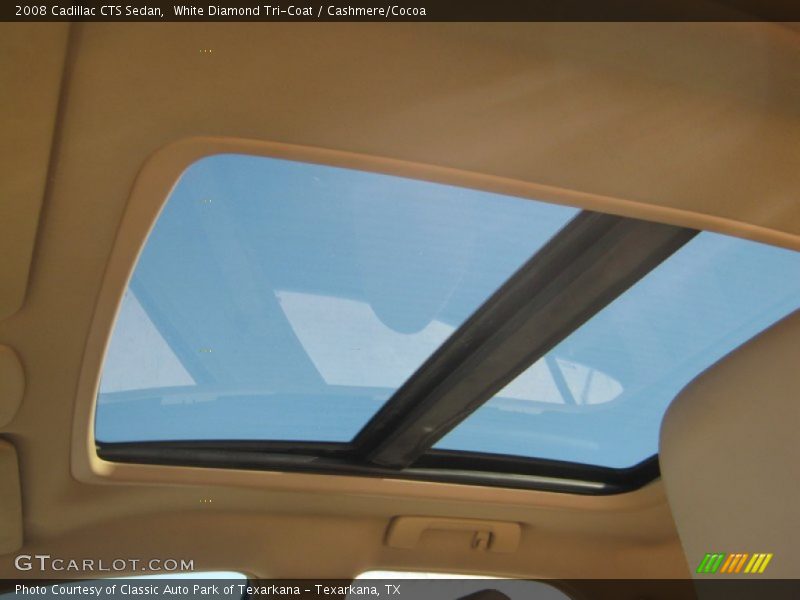 White Diamond Tri-Coat / Cashmere/Cocoa 2008 Cadillac CTS Sedan