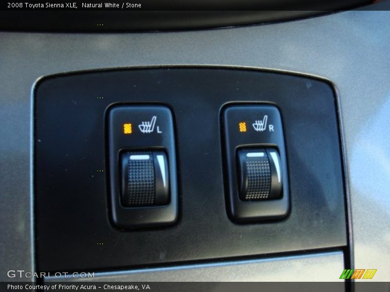 Natural White / Stone 2008 Toyota Sienna XLE