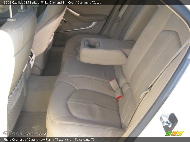 White Diamond Tri-Coat / Cashmere/Cocoa 2008 Cadillac CTS Sedan