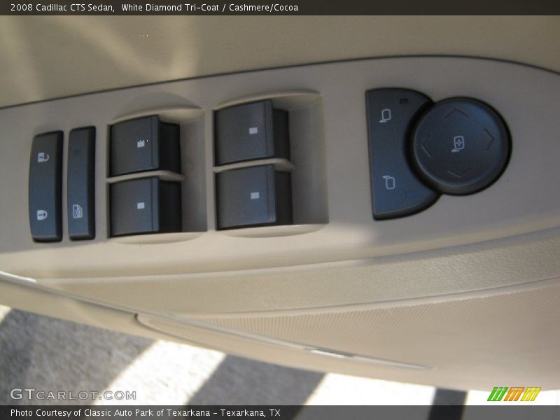 White Diamond Tri-Coat / Cashmere/Cocoa 2008 Cadillac CTS Sedan