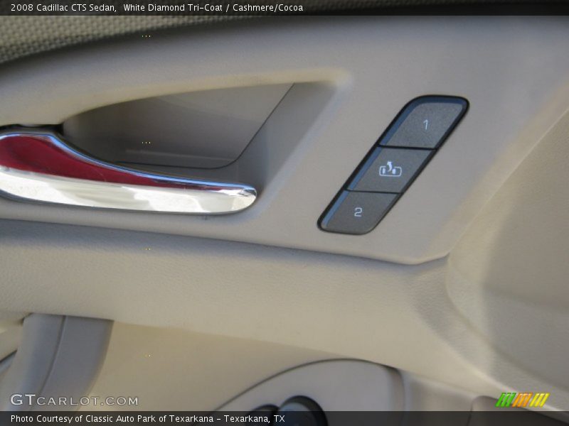 White Diamond Tri-Coat / Cashmere/Cocoa 2008 Cadillac CTS Sedan