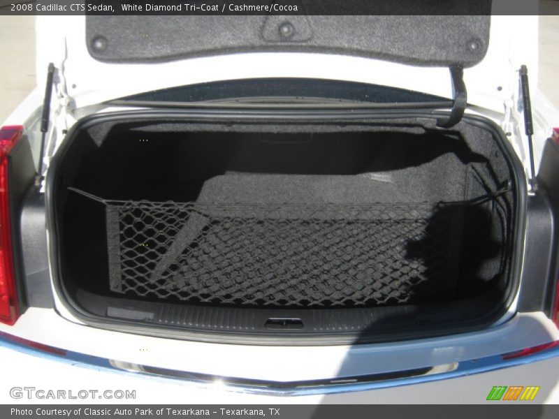 White Diamond Tri-Coat / Cashmere/Cocoa 2008 Cadillac CTS Sedan