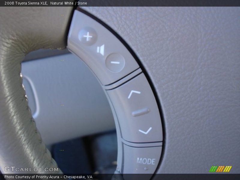 Natural White / Stone 2008 Toyota Sienna XLE