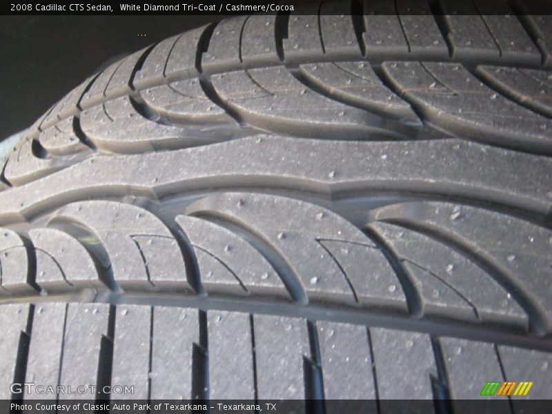 White Diamond Tri-Coat / Cashmere/Cocoa 2008 Cadillac CTS Sedan
