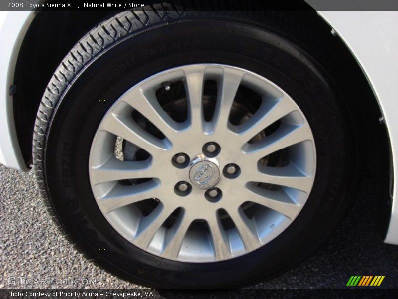 Natural White / Stone 2008 Toyota Sienna XLE