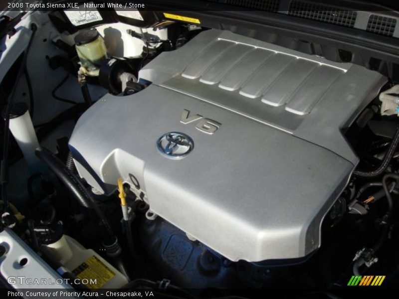 Natural White / Stone 2008 Toyota Sienna XLE