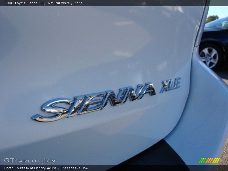 Natural White / Stone 2008 Toyota Sienna XLE