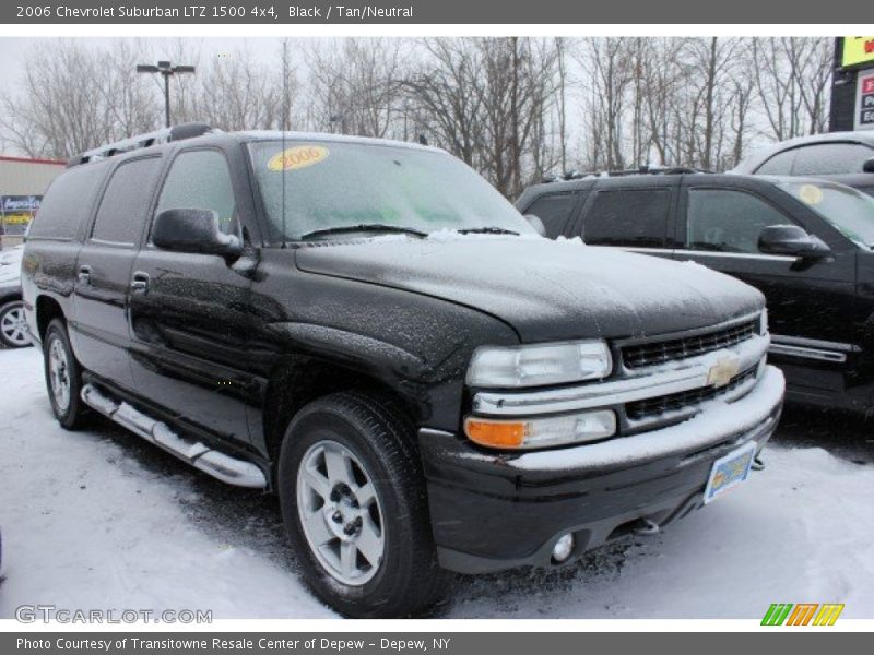 Black / Tan/Neutral 2006 Chevrolet Suburban LTZ 1500 4x4