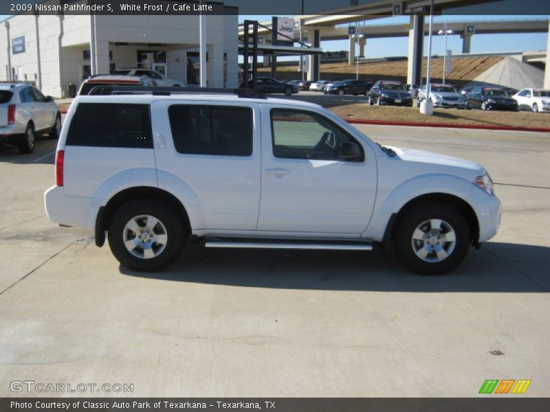 White Frost / Cafe Latte 2009 Nissan Pathfinder S
