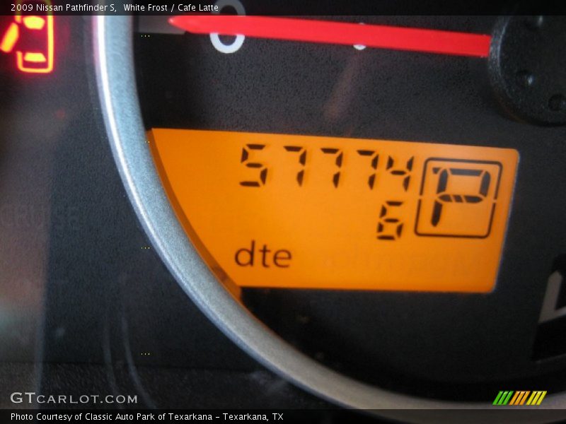White Frost / Cafe Latte 2009 Nissan Pathfinder S