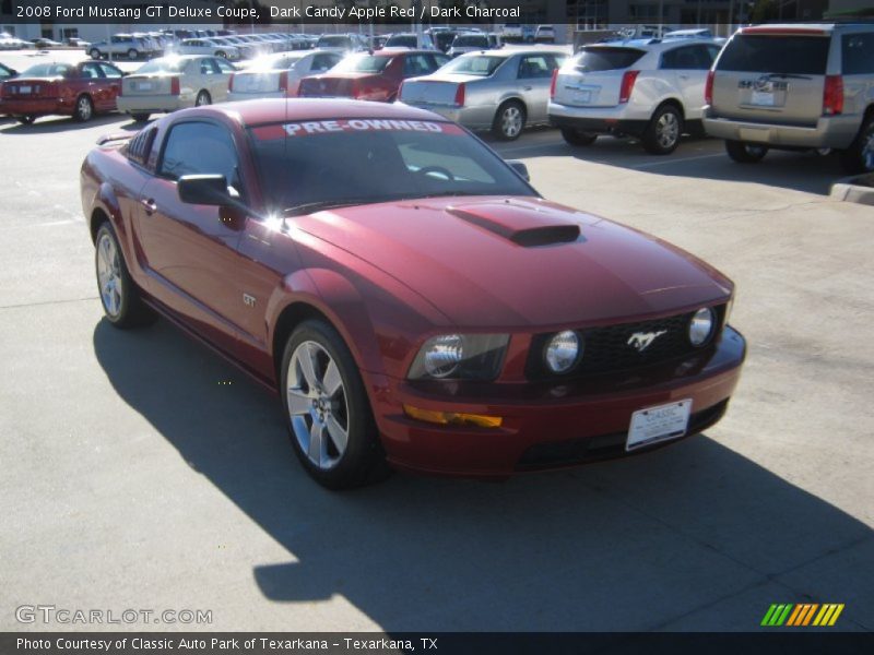 Dark Candy Apple Red / Dark Charcoal 2008 Ford Mustang GT Deluxe Coupe
