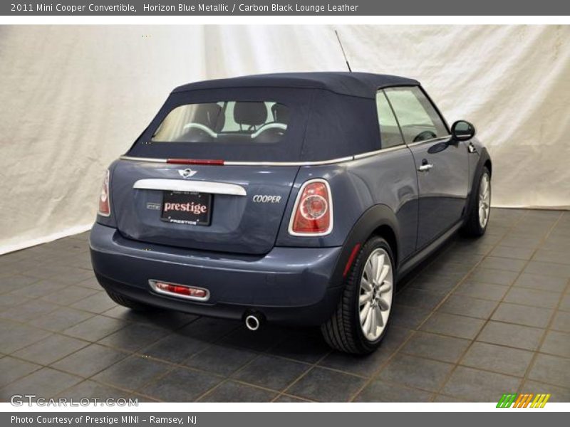 Horizon Blue Metallic / Carbon Black Lounge Leather 2011 Mini Cooper Convertible