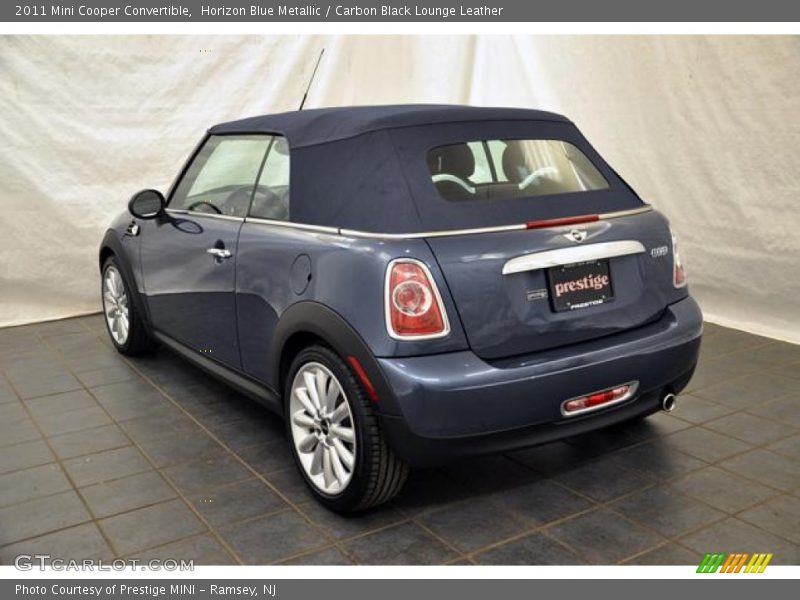 Horizon Blue Metallic / Carbon Black Lounge Leather 2011 Mini Cooper Convertible