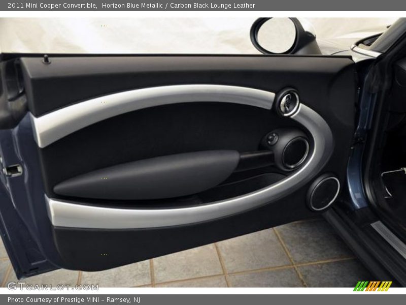 Horizon Blue Metallic / Carbon Black Lounge Leather 2011 Mini Cooper Convertible