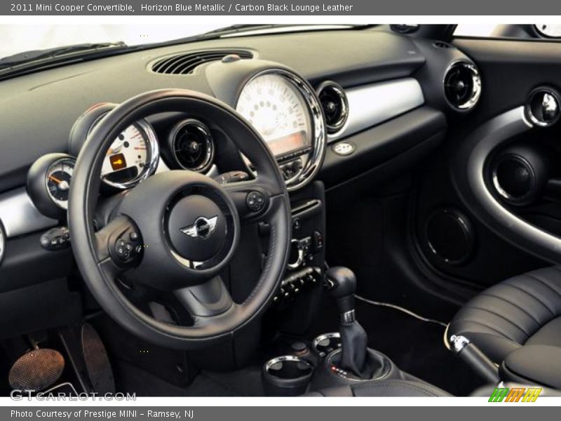 Horizon Blue Metallic / Carbon Black Lounge Leather 2011 Mini Cooper Convertible