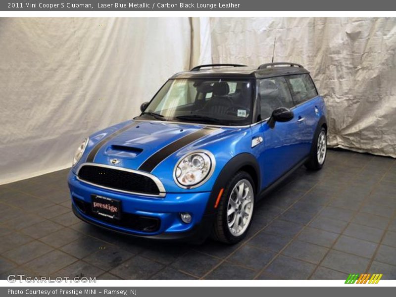 Laser Blue Metallic / Carbon Black Lounge Leather 2011 Mini Cooper S Clubman
