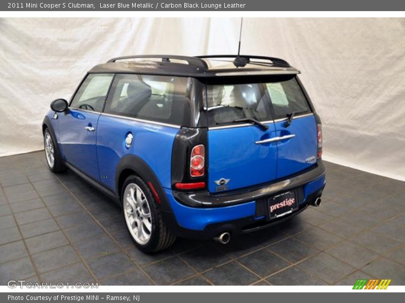 Laser Blue Metallic / Carbon Black Lounge Leather 2011 Mini Cooper S Clubman
