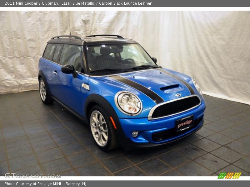 Laser Blue Metallic / Carbon Black Lounge Leather 2011 Mini Cooper S Clubman