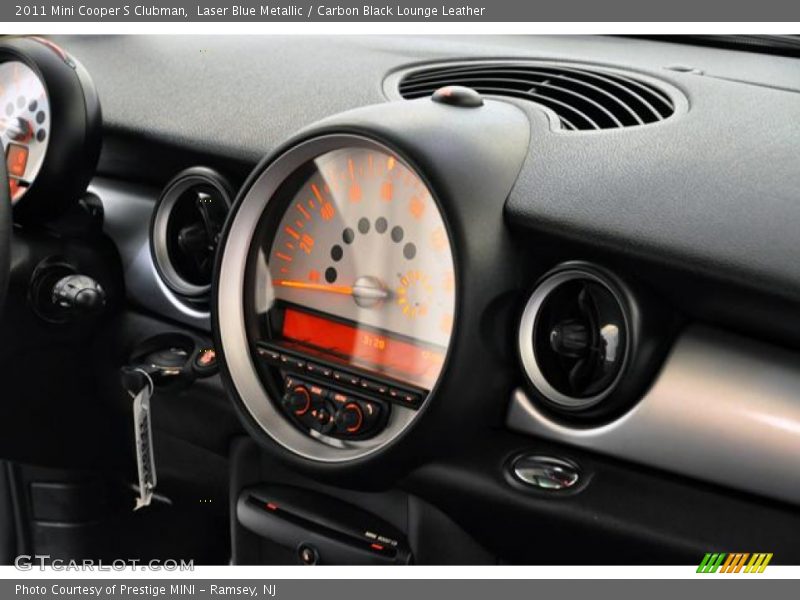 Laser Blue Metallic / Carbon Black Lounge Leather 2011 Mini Cooper S Clubman