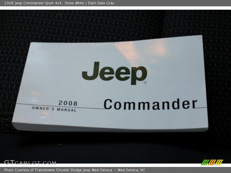 Stone White / Dark Slate Gray 2008 Jeep Commander Sport 4x4