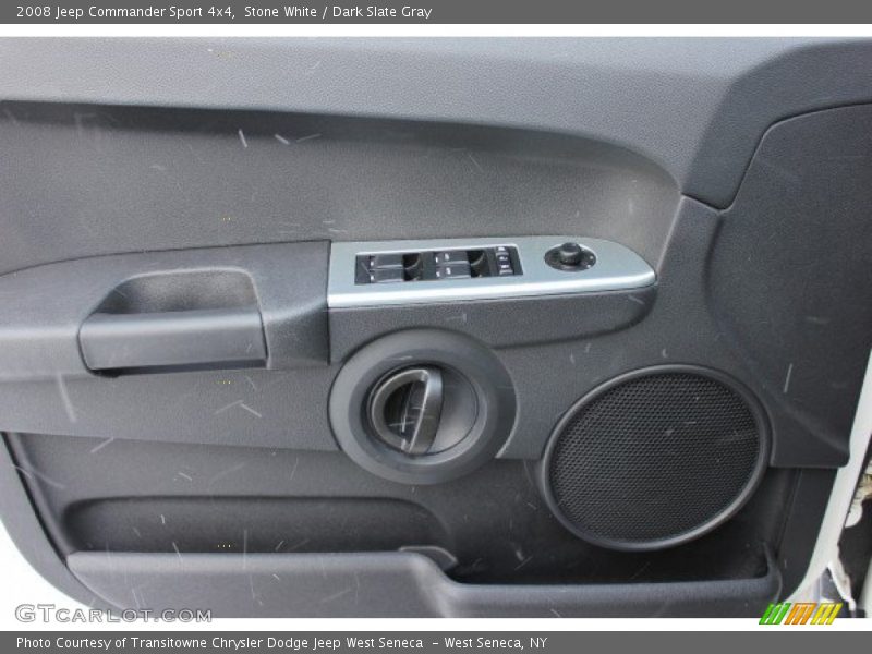 Stone White / Dark Slate Gray 2008 Jeep Commander Sport 4x4