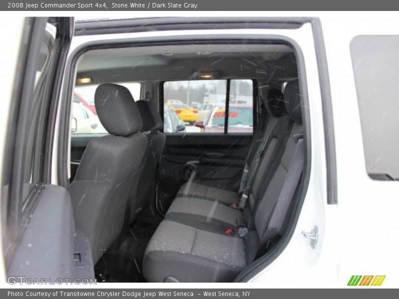 Stone White / Dark Slate Gray 2008 Jeep Commander Sport 4x4
