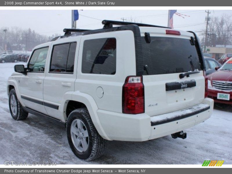 Stone White / Dark Slate Gray 2008 Jeep Commander Sport 4x4