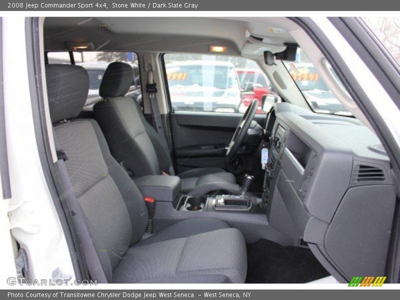 Stone White / Dark Slate Gray 2008 Jeep Commander Sport 4x4