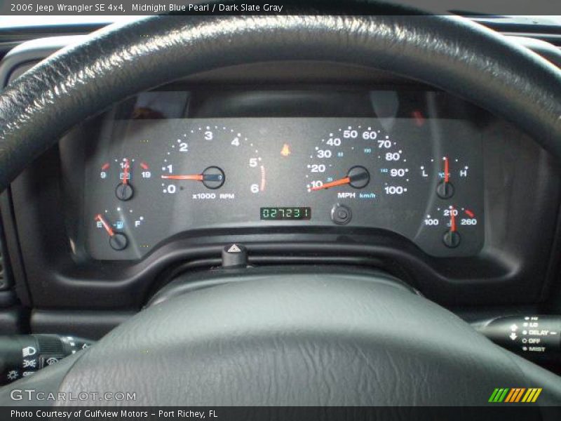 Midnight Blue Pearl / Dark Slate Gray 2006 Jeep Wrangler SE 4x4