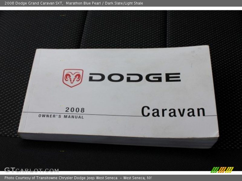 Marathon Blue Pearl / Dark Slate/Light Shale 2008 Dodge Grand Caravan SXT