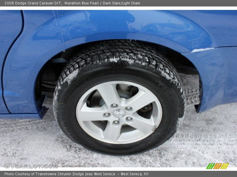 Marathon Blue Pearl / Dark Slate/Light Shale 2008 Dodge Grand Caravan SXT