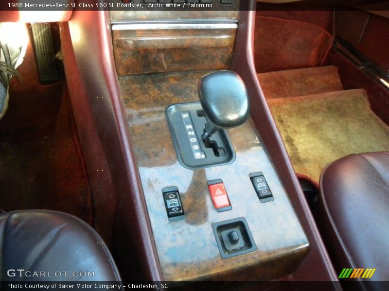  1988 SL Class 560 SL Roadster 4 Speed Automatic Shifter