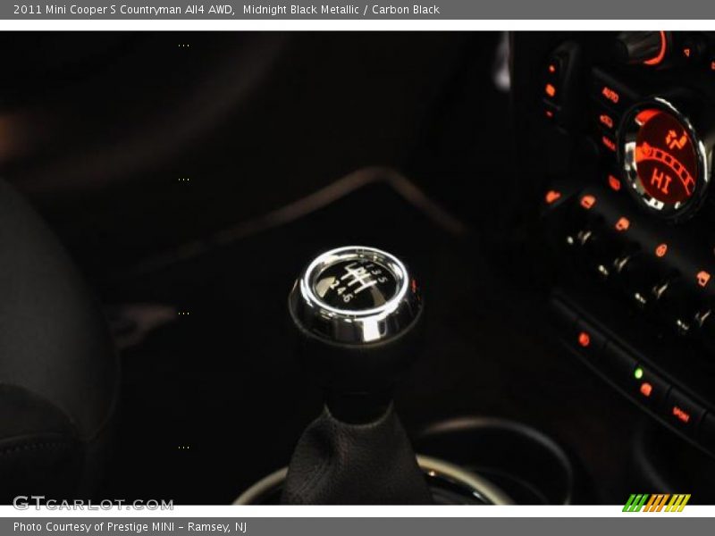 Midnight Black Metallic / Carbon Black 2011 Mini Cooper S Countryman All4 AWD