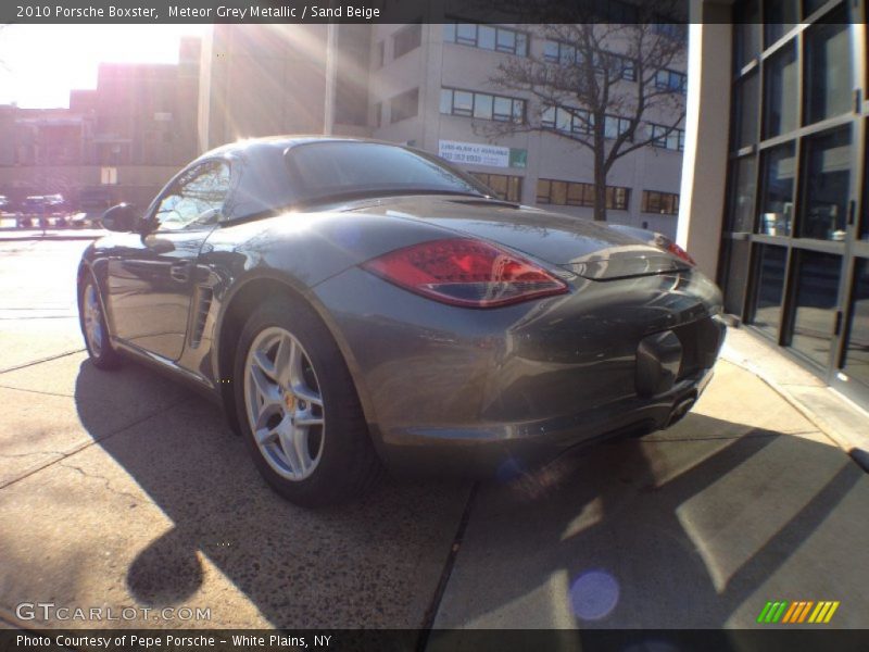 Meteor Grey Metallic / Sand Beige 2010 Porsche Boxster