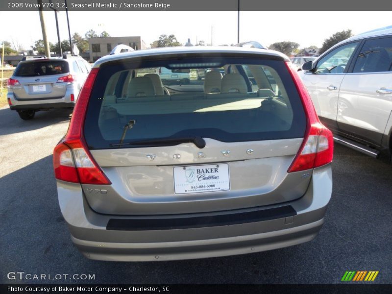 Seashell Metallic / Sandstone Beige 2008 Volvo V70 3.2