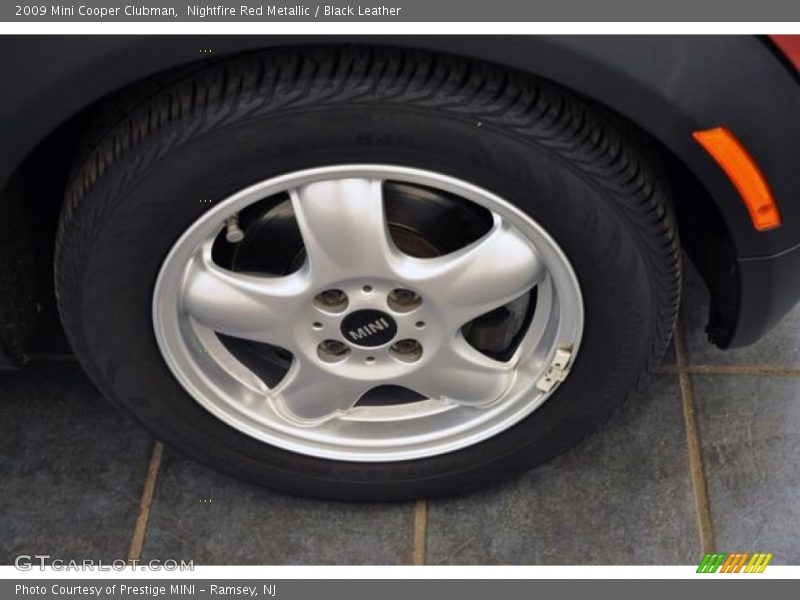 Nightfire Red Metallic / Black Leather 2009 Mini Cooper Clubman