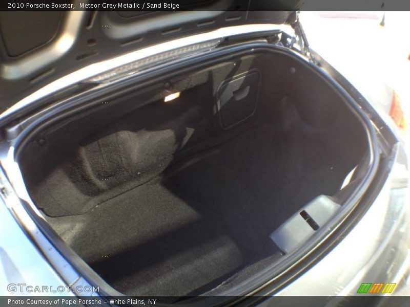 Meteor Grey Metallic / Sand Beige 2010 Porsche Boxster
