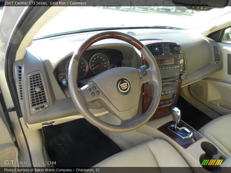 Gold Mist / Cashmere 2007 Cadillac CTS Sedan