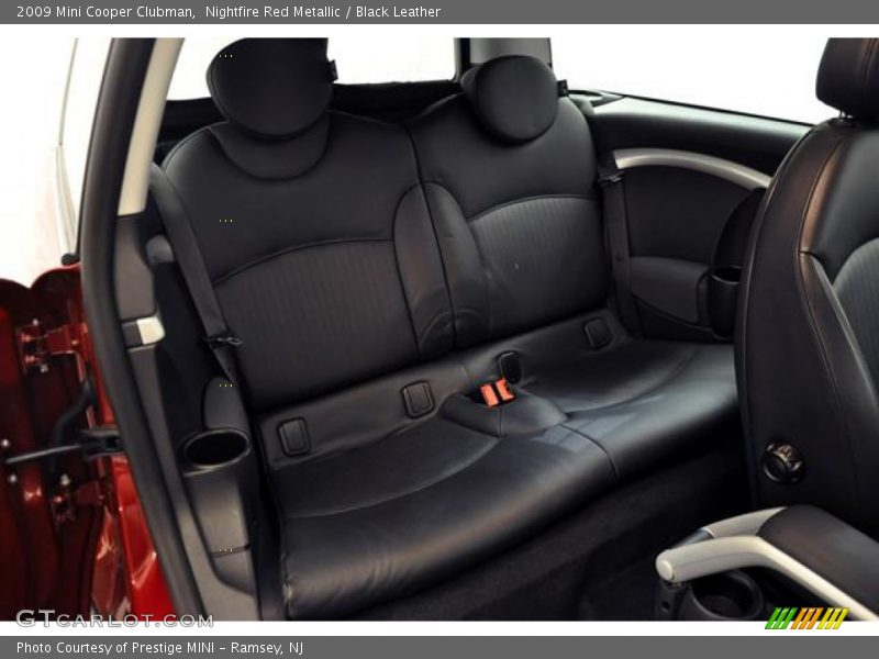 Nightfire Red Metallic / Black Leather 2009 Mini Cooper Clubman