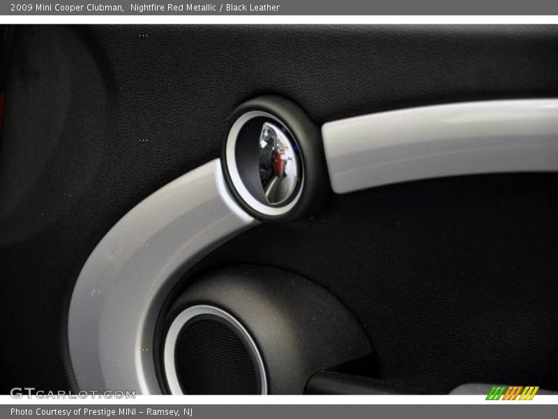 Nightfire Red Metallic / Black Leather 2009 Mini Cooper Clubman