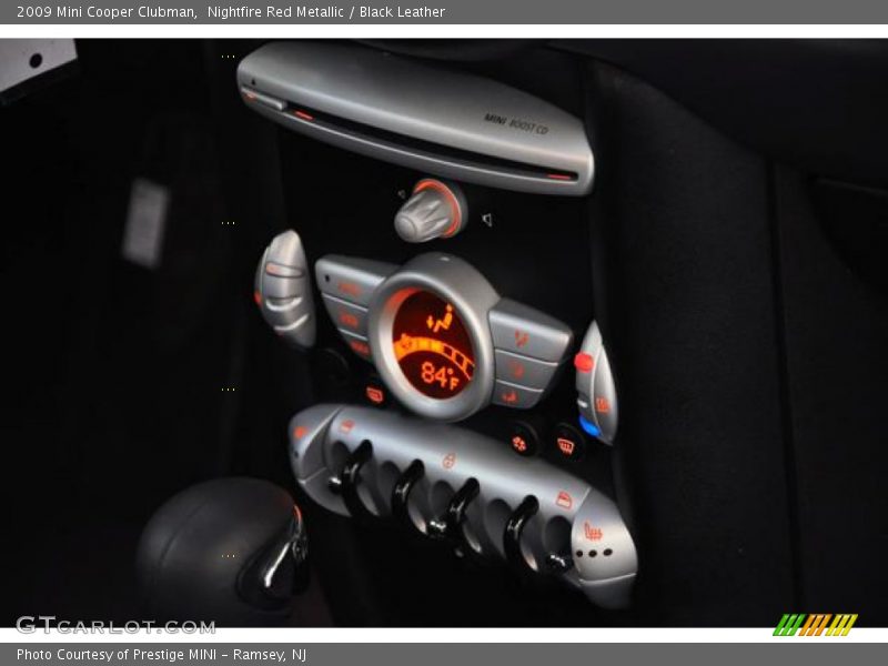 Nightfire Red Metallic / Black Leather 2009 Mini Cooper Clubman