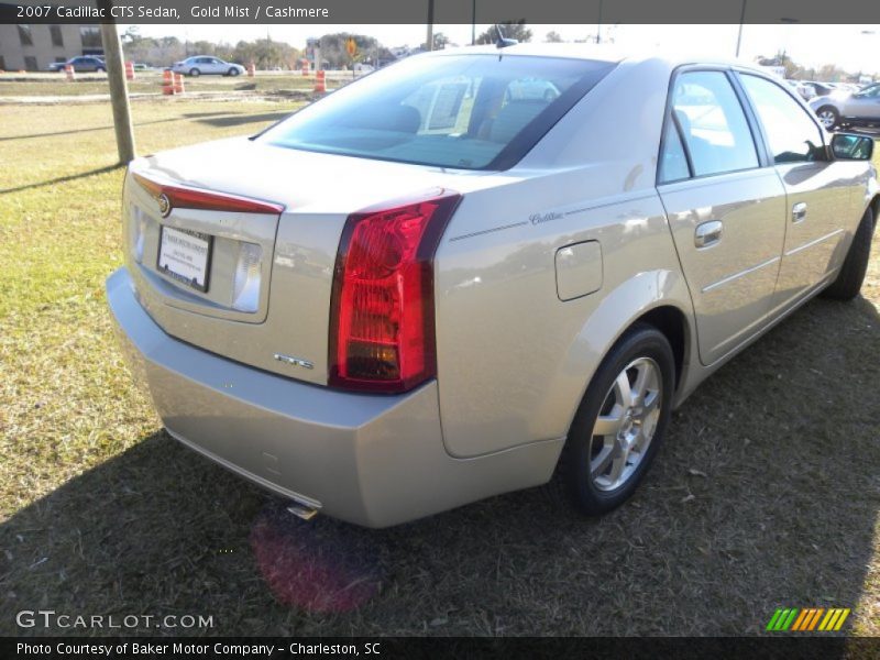 Gold Mist / Cashmere 2007 Cadillac CTS Sedan
