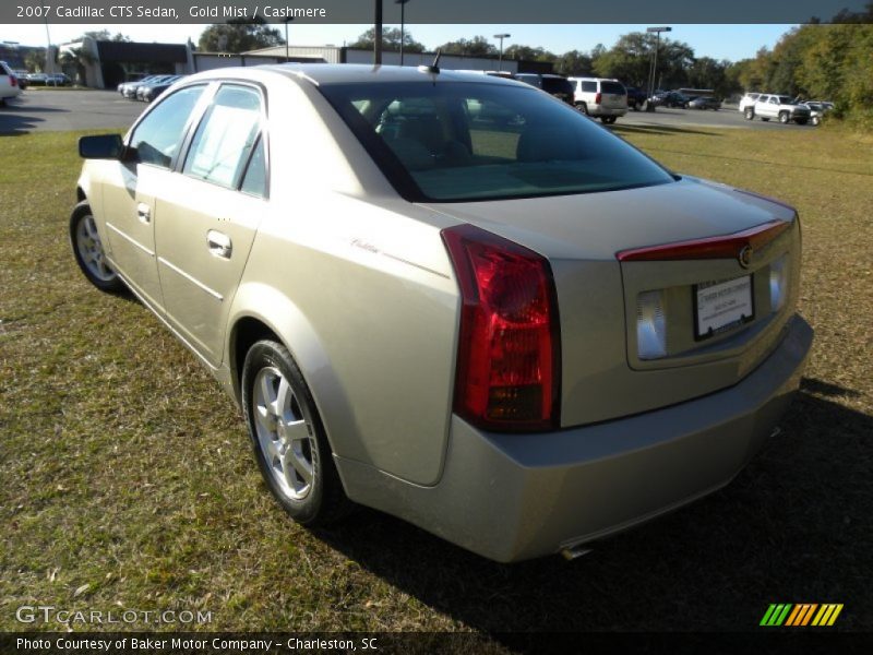 Gold Mist / Cashmere 2007 Cadillac CTS Sedan