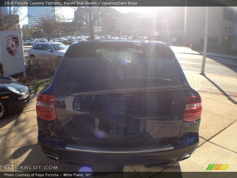 Marine Blue Metallic / Havanna/Sand Beige 2009 Porsche Cayenne Tiptronic