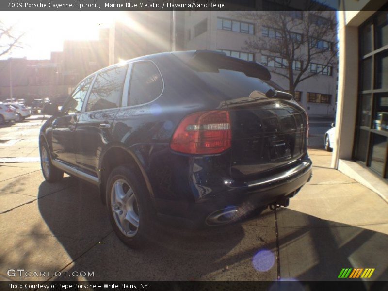Marine Blue Metallic / Havanna/Sand Beige 2009 Porsche Cayenne Tiptronic