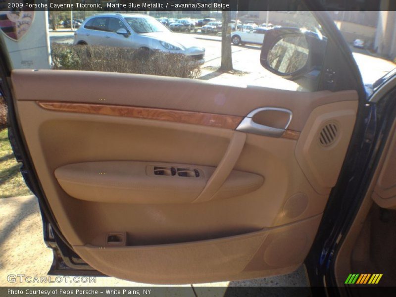 Marine Blue Metallic / Havanna/Sand Beige 2009 Porsche Cayenne Tiptronic