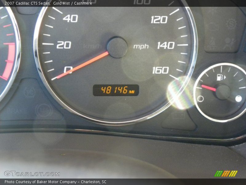 Gold Mist / Cashmere 2007 Cadillac CTS Sedan